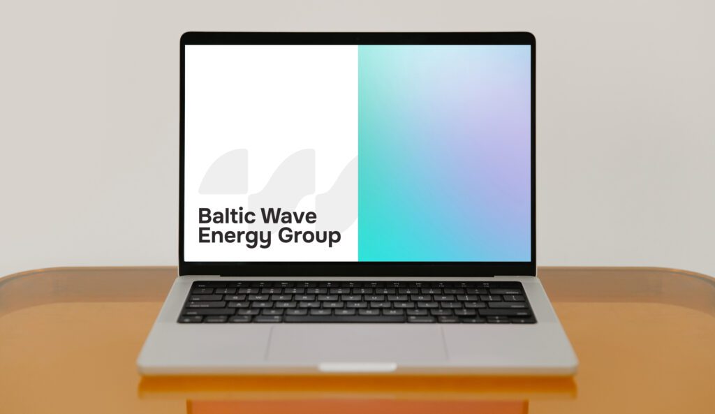 <b>Zīmola identitāte</b> priekš Baltic Wave Energy Group