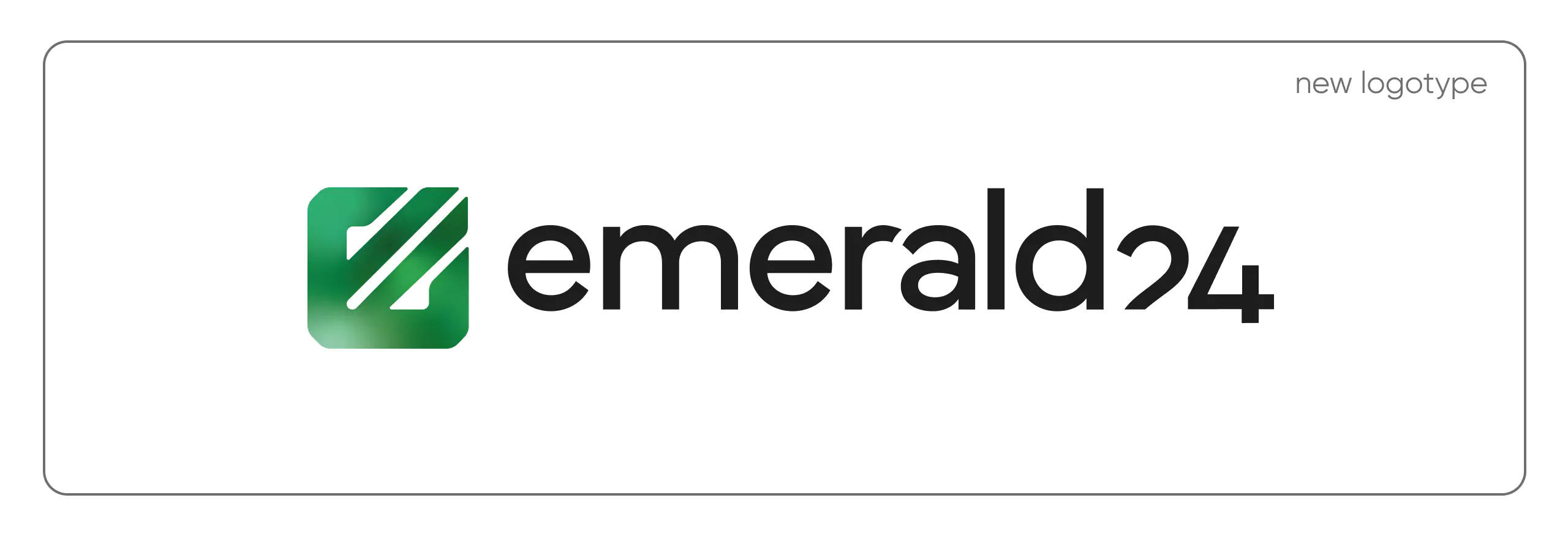 <b> Visual Identity rebranding </b> for Emerald24 (digital payments platform)