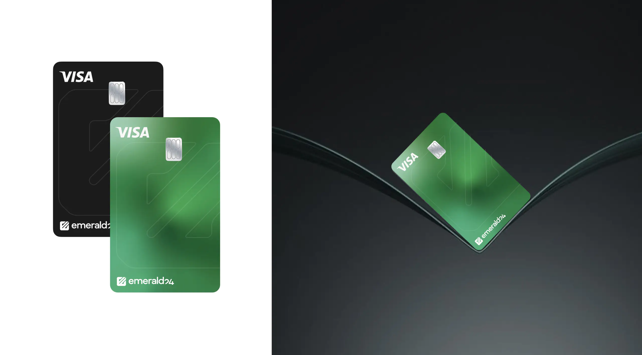 <b> Visual Identity rebranding </b> for Emerald24 (digital payments platform)